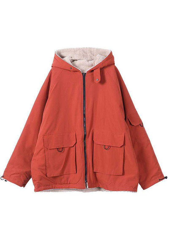 Women Winter parka with hood and Zip