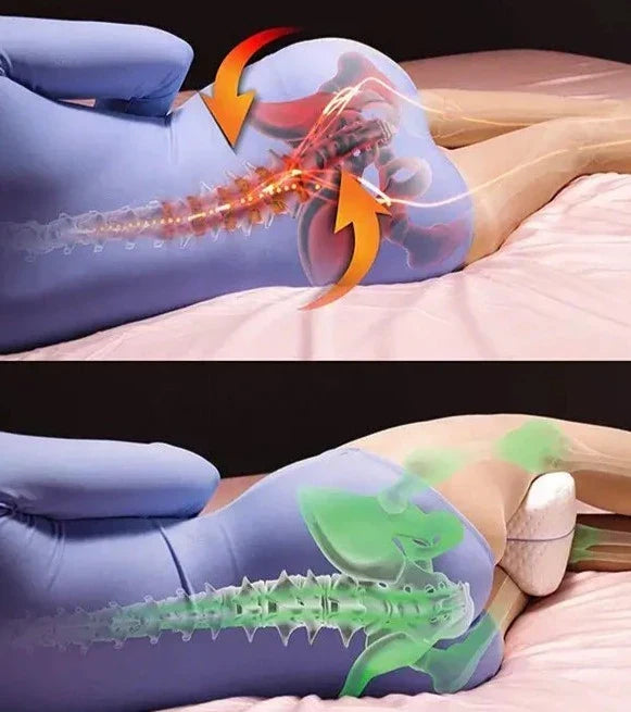 Unisex orthopaedic kneben pillow for comfortable sleep