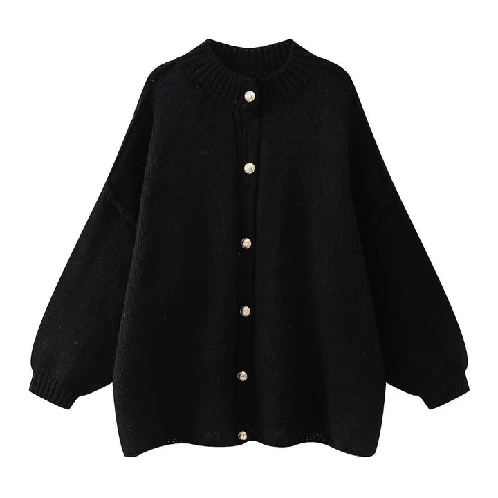 Comfortable Oversized Women Cardigan with buttons