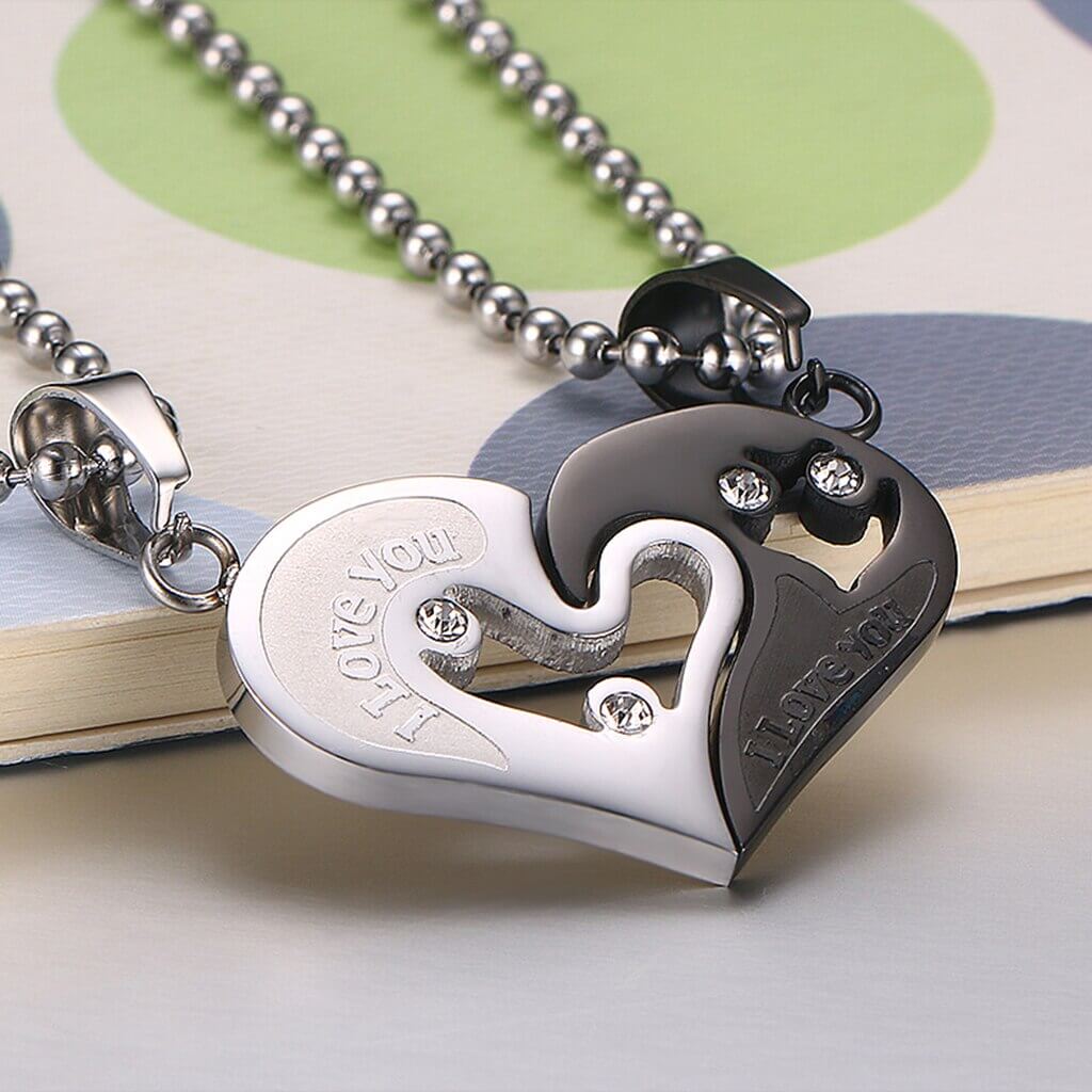 Unique Couple Necklace for Eternal Love