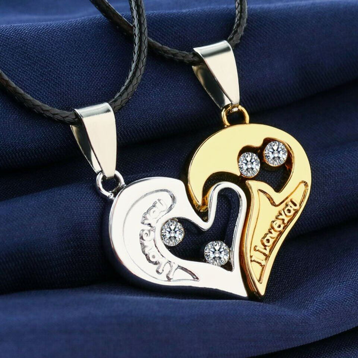 Unique Couple Necklace for Eternal Love