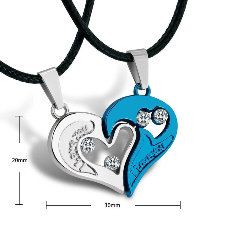Unique Couple Necklace for Eternal Love