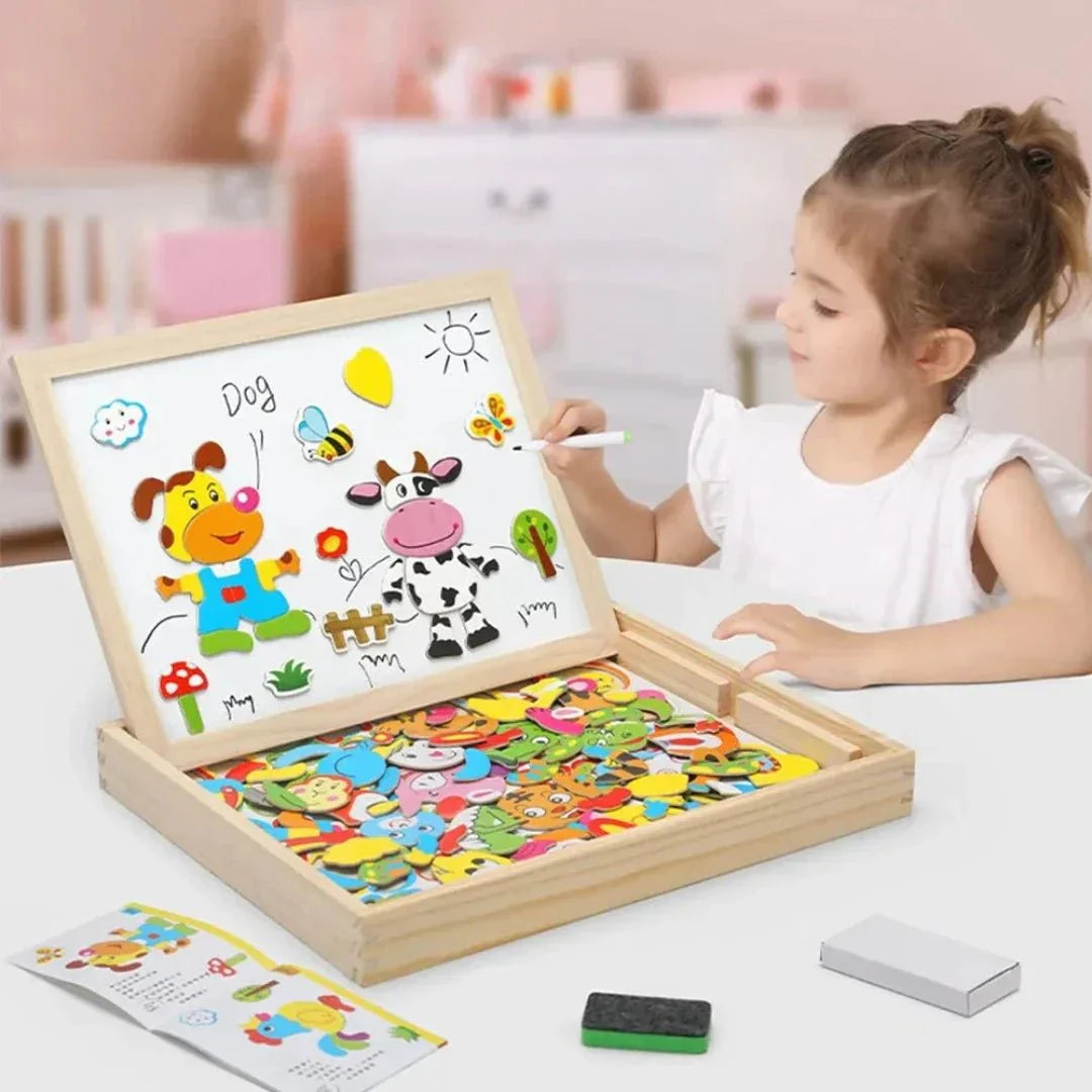 Educational Double-Sided Drawing Board for Children