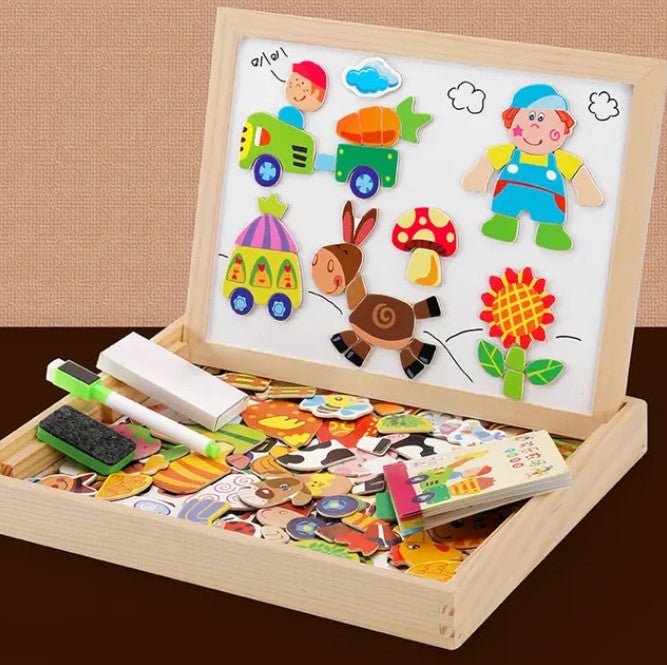Educational Double-Sided Drawing Board for Children