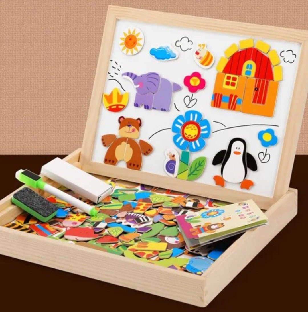 Educational Double-Sided Drawing Board for Children