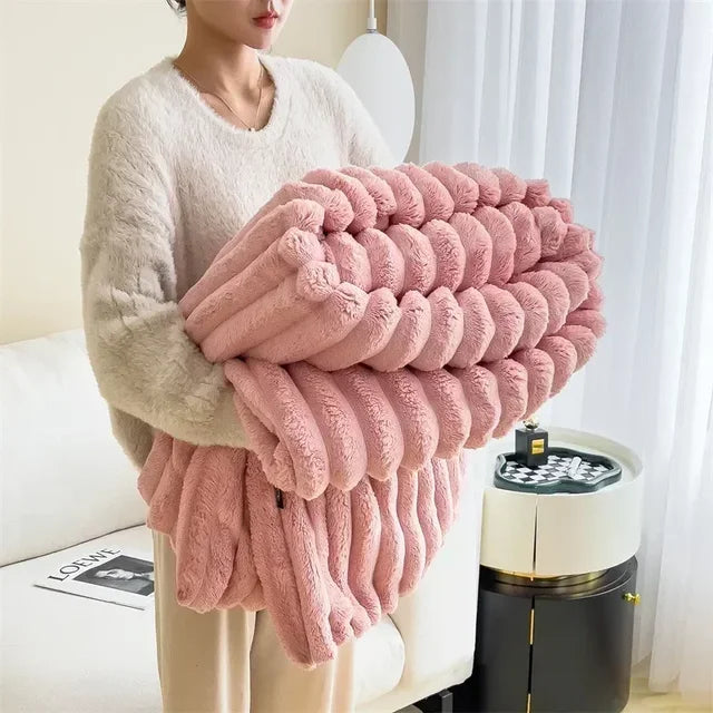 Plush feeble for cosy evening