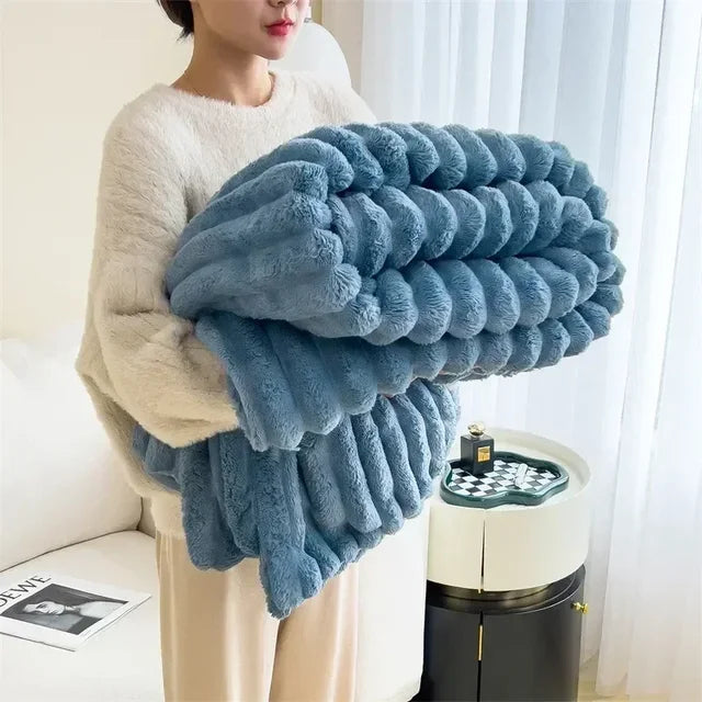 Plush feeble for cosy evening