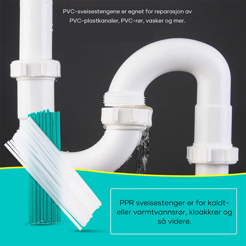PP Stötfanger Plastic Sveisestang - High Strength and Kjemisk Resistance
