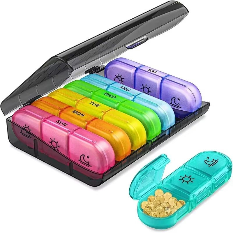 Practical 7 - dagars pille tin for easy medicine organization