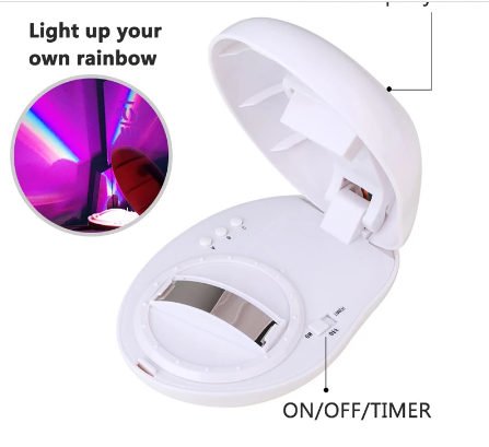 Rainbow Projector Lamp for Romantic Atmosphere