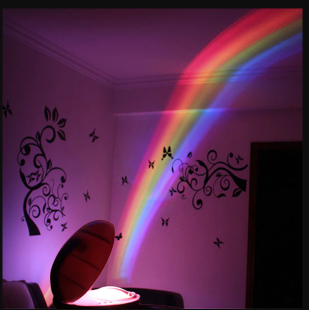 Rainbow Projector Lamp for Romantic Atmosphere