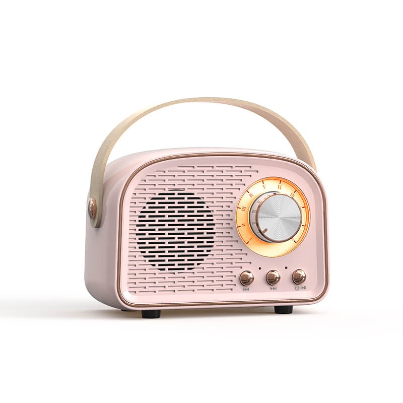 Retro Bluetooth Speaker with Vintage Design