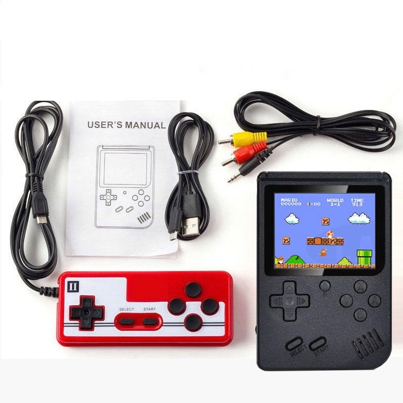 Retro handheld waste console with 400 classic waste