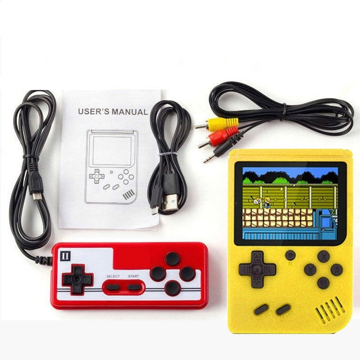 Retro handheld waste console with 400 classic waste
