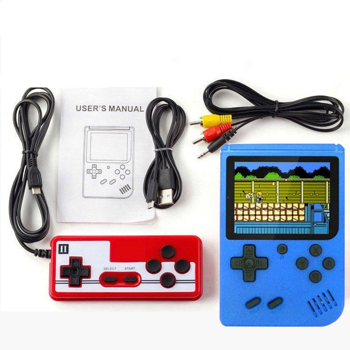 Retro handheld waste console with 400 classic waste