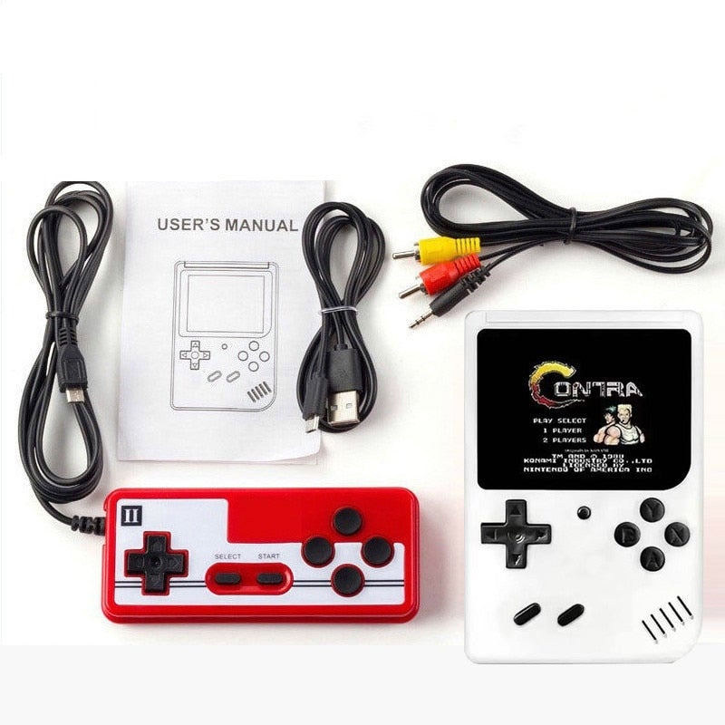 Retro handheld waste console with 400 classic waste