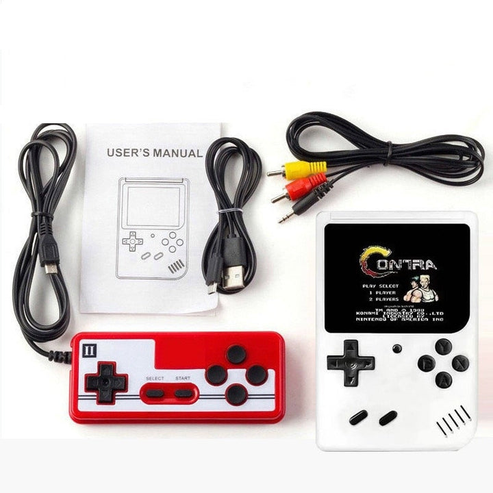 Retro handheld waste console with 400 classic waste