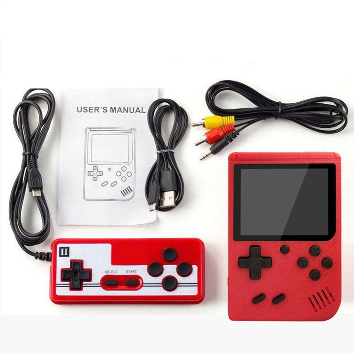 Retro handheld waste console with 400 classic waste