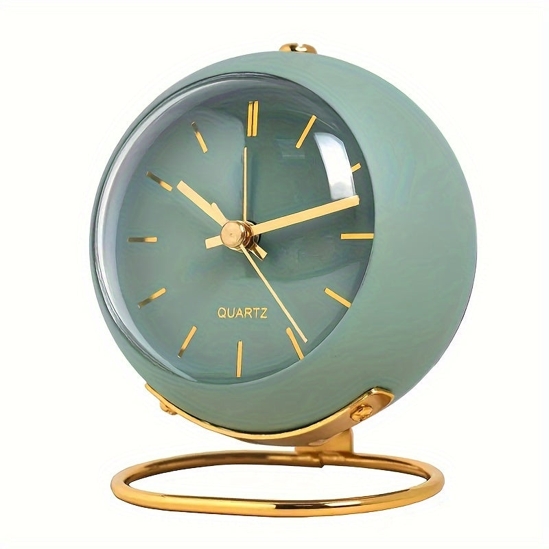 Retro vekker clock with quiet mechanism and night shine