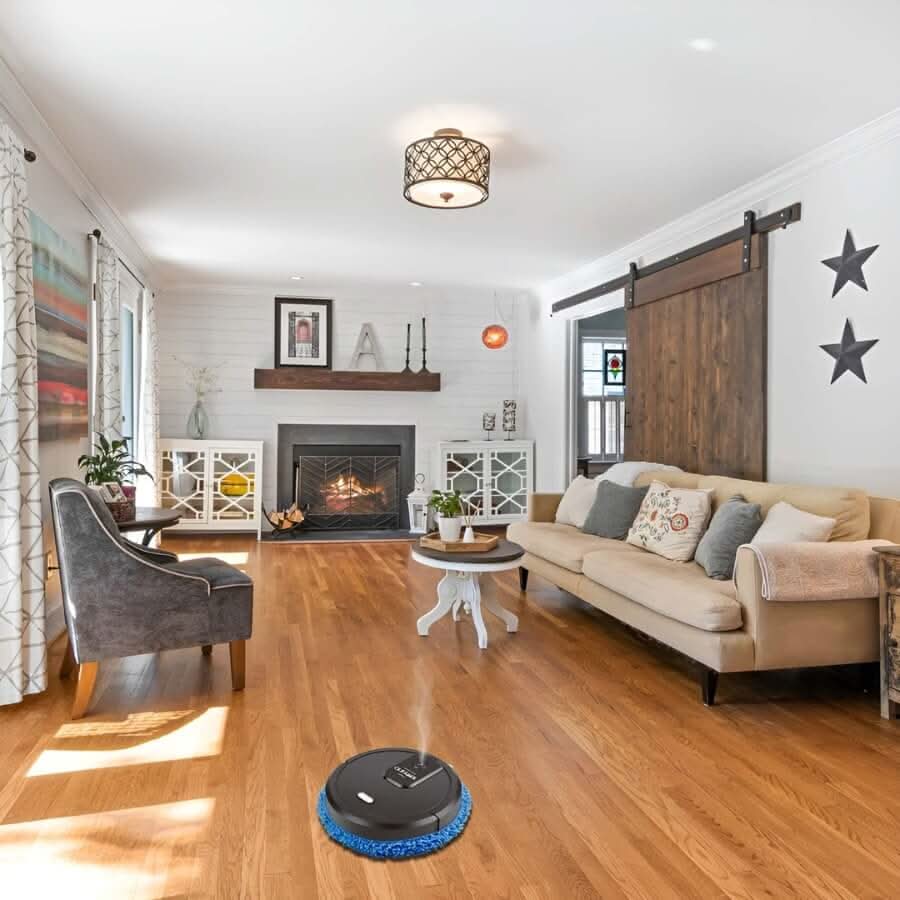 Robotic Mop for Hard Floors &amp; Carpets with Intelligent Navigation