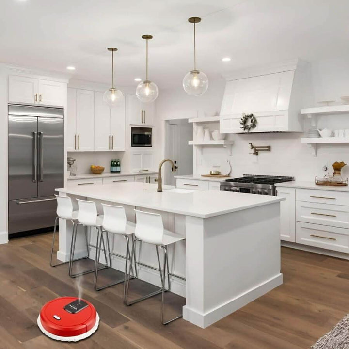Robotic Mop for Hard Floors &amp; Carpets with Intelligent Navigation