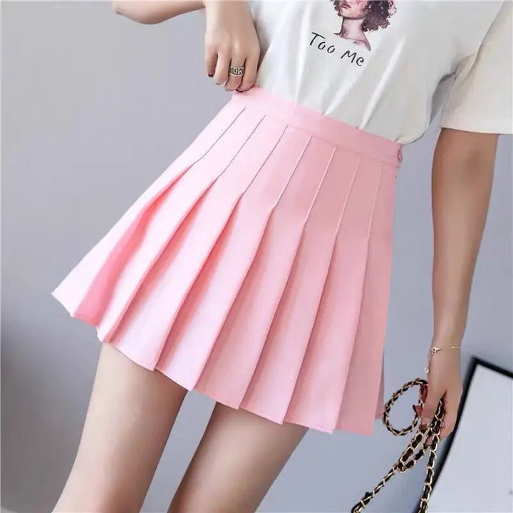 Women Pleated Miniskjört with high waist – Elegant &amp; Comfortable