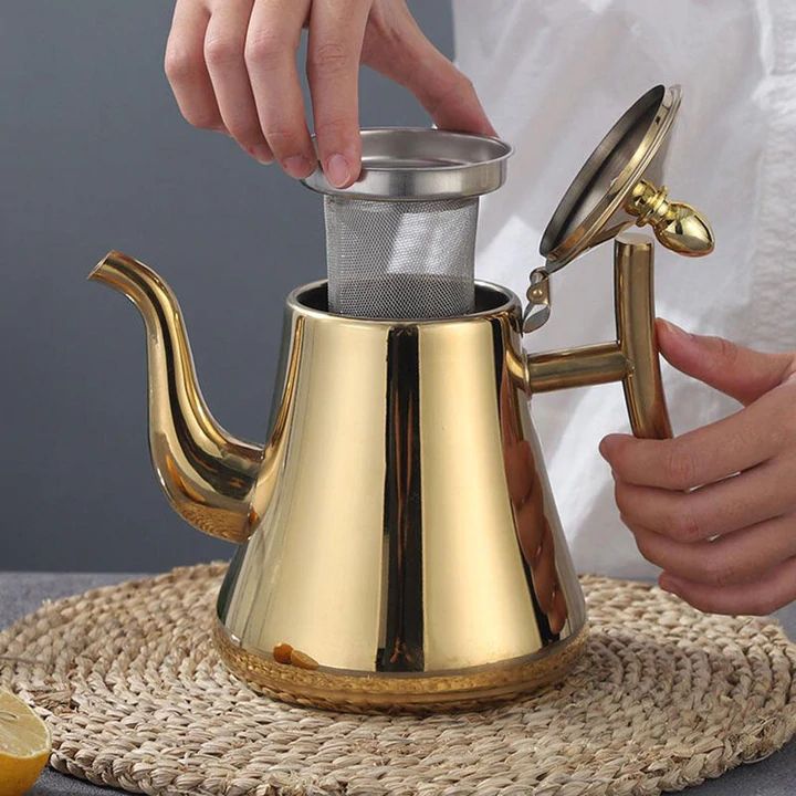 Kitchen Essential: Efficient Induction Kettle with Filter – 1 L/1.5 L