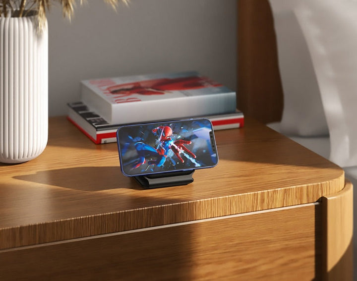 Unisex Foldable Wireless Charger with Magnetic Attachment