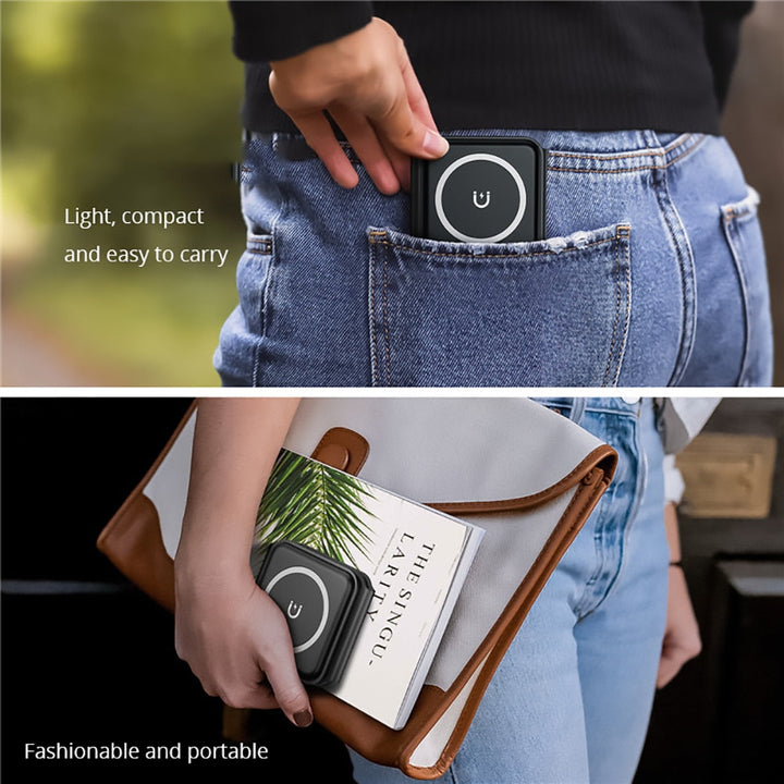 Unisex Foldable Wireless Charger with Magnetic Attachment