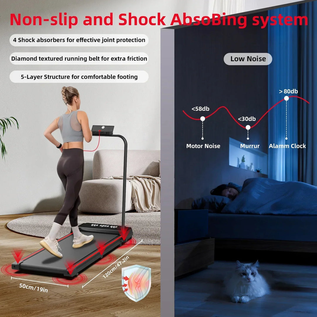 Collapsible tredemölle for home cleaning