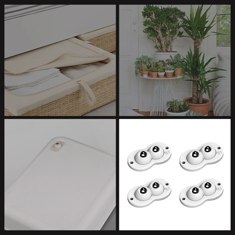 Self-adhesive 360° Wheels - Easy Move | Noise canceling