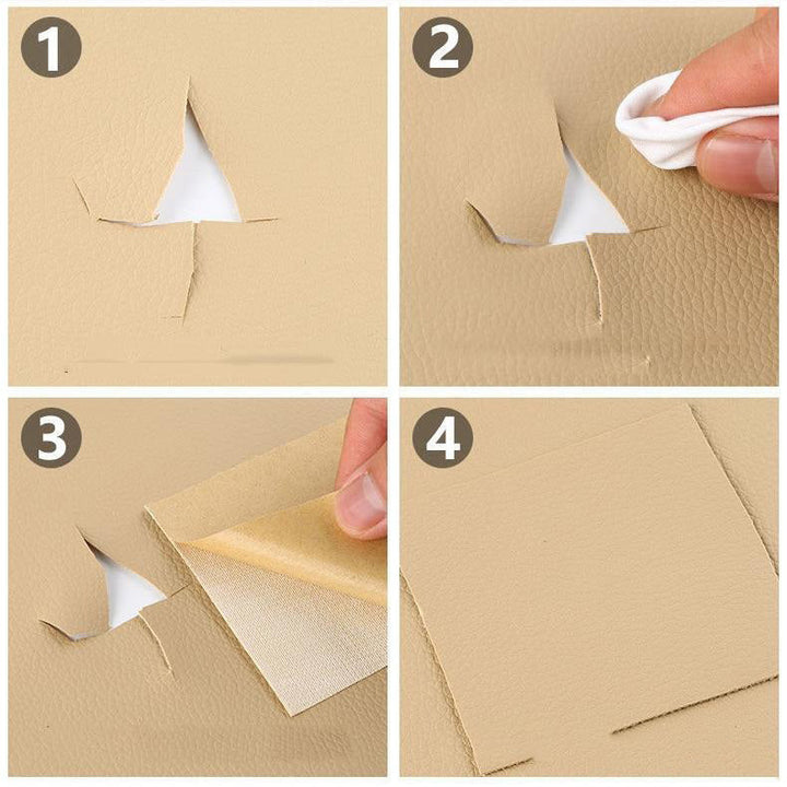 Self-adhesive PU-Leather Patch for Furniture Repair