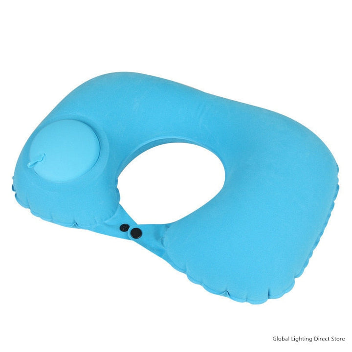 Automatic oppblåsbar nape pillow for comfortable travel