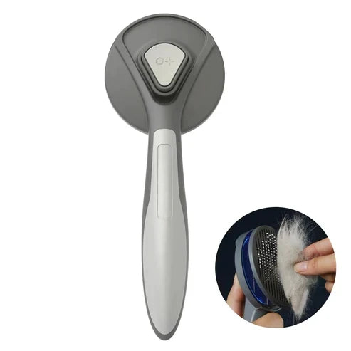 Self-Cleaning Pet Brush for a Tangle-Free Coat