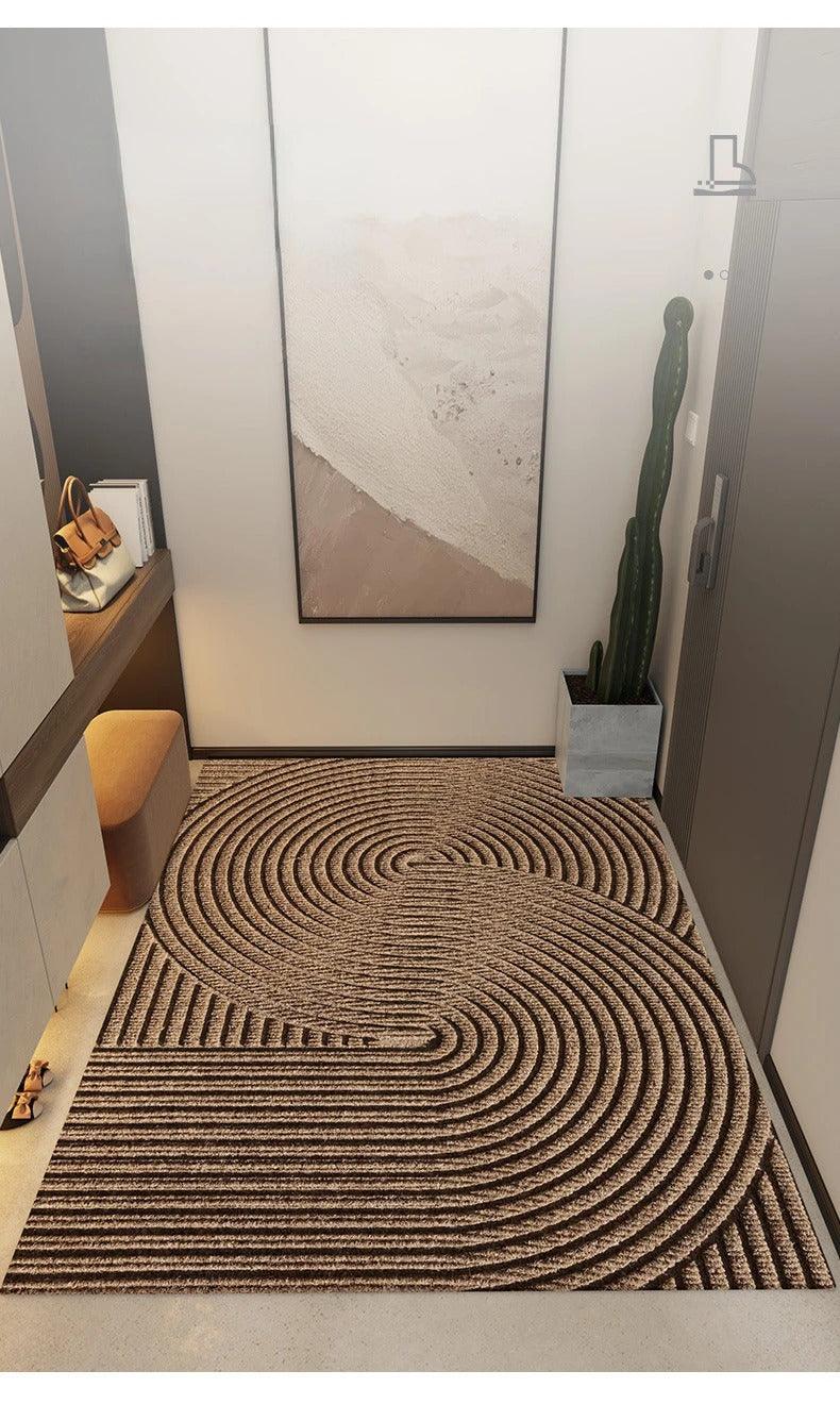 Non-Slip PVC Door Mat with Scandinavian Design for Indoor and Outdoor