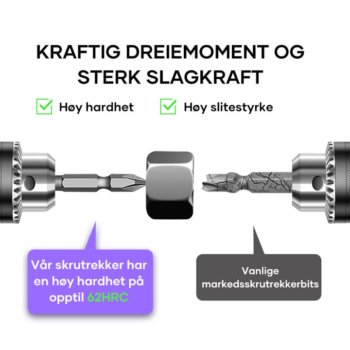 Kryssskrutrekkerbits - Stötsikker and Non-slip