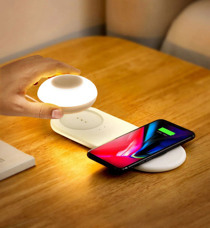 Smart Wireless Charging Lamp with Eye Care