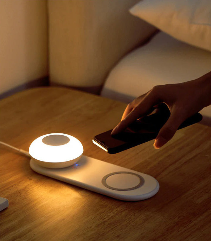 Smart Wireless Charging Lamp with Eye Care