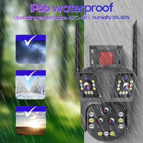 Smart Wi-Fi Security Camera with 20 MP and 20x Zoom