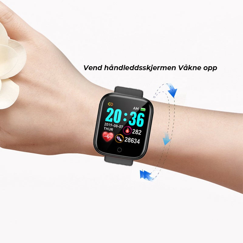 Smartwatch with Pulsmåler – Multifunksjon IP67 Waterproof