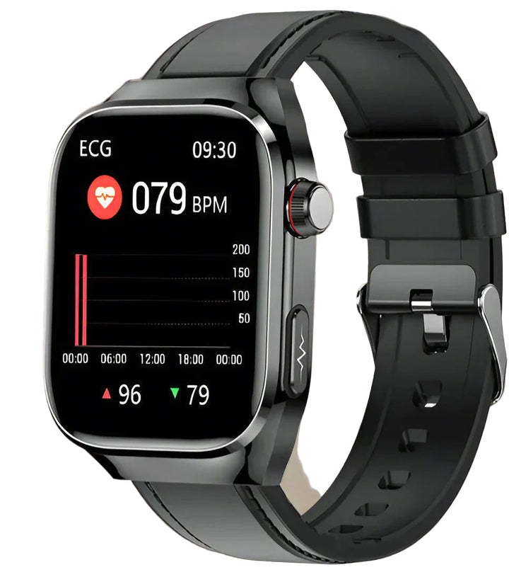 Smart clock for health monitoring with amoled screen for adult