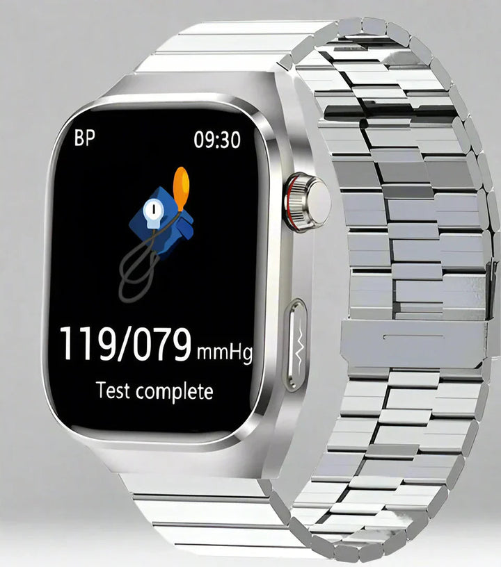 Smart clock for health monitoring with amoled screen for adult