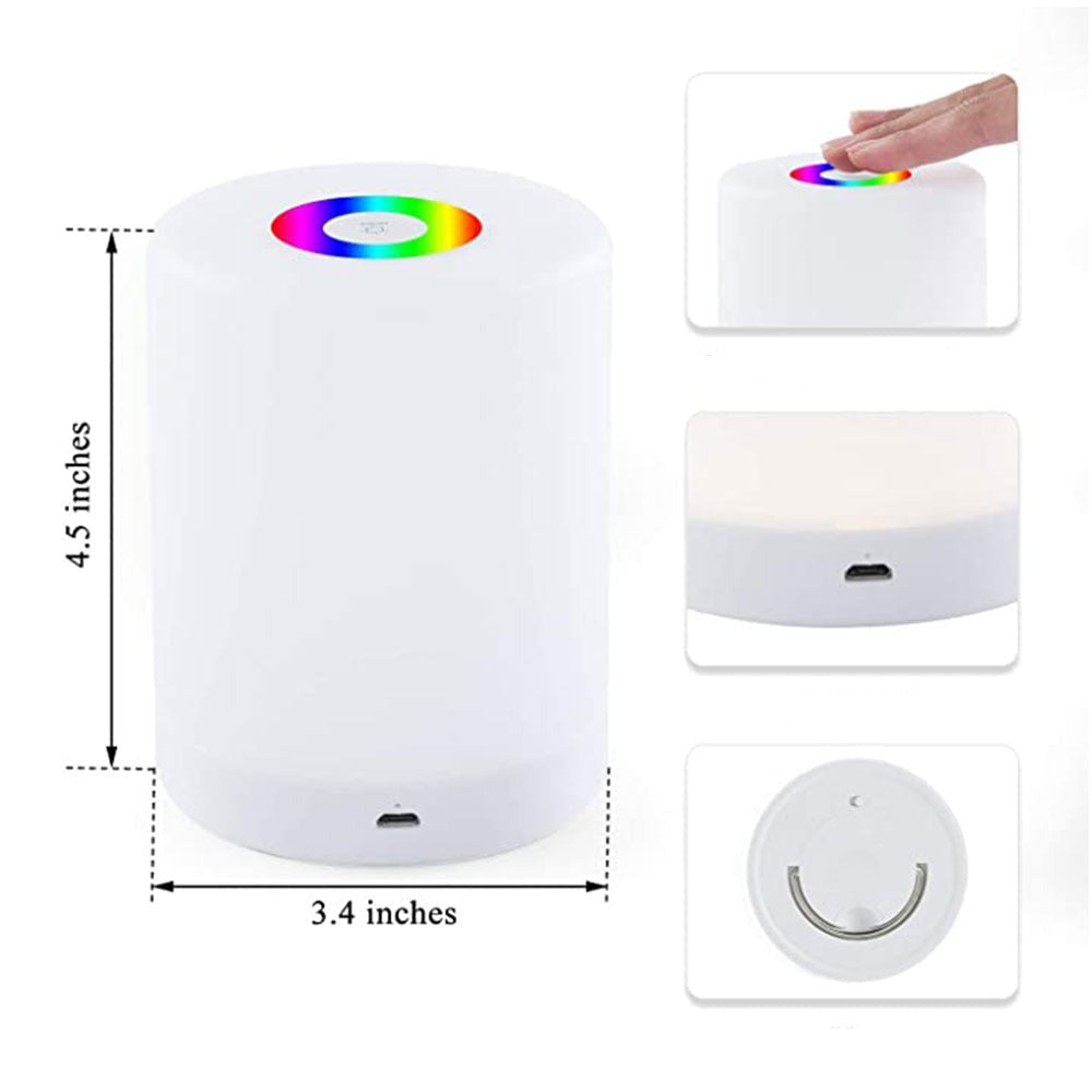 Sophisticated LED Night Light with Touch Control