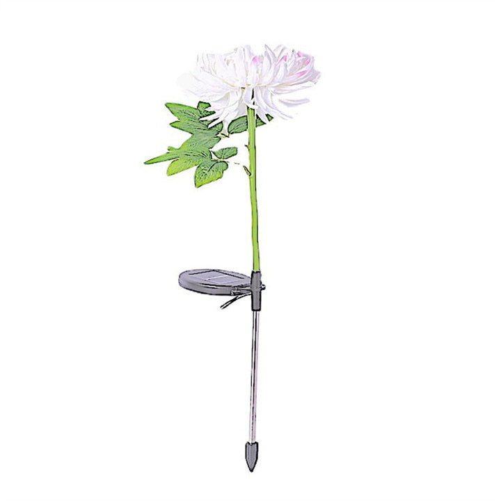 The solar-powered Chrysanthemum LED flood light