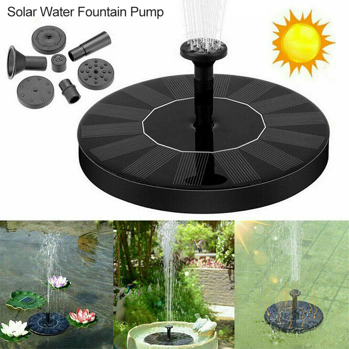 Soldrevet Fontenepumpe | Hagedekorasjon with Light - Solenergi