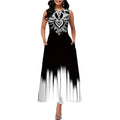 Flowers Bohem Sleeveless Dress for women - Summery & Comfortable