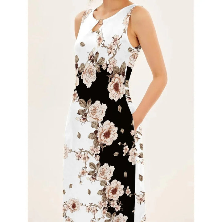 Flowers Bohem Sleeveless Dress for women - Summery &amp; Comfortable