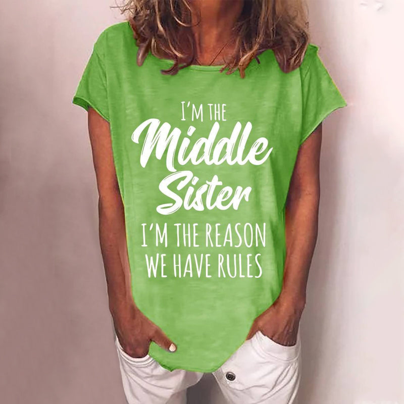 Söster T-shirt - Casual | Round neck |