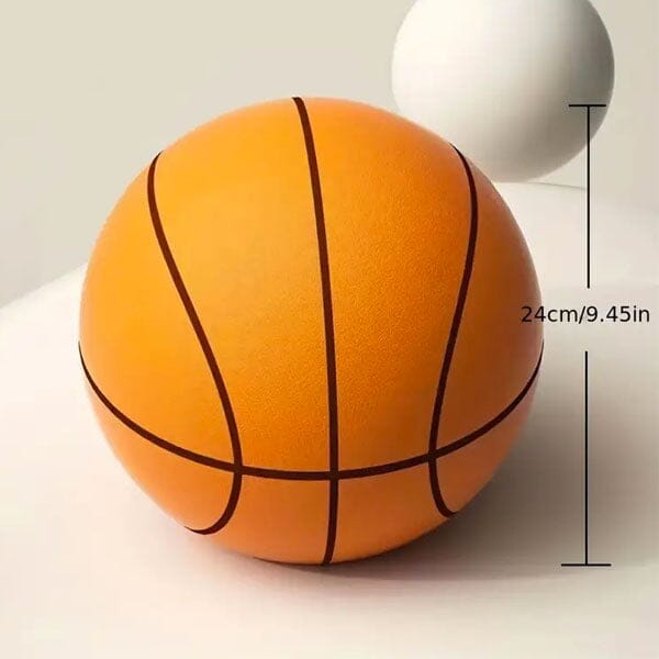 Indoor quiet basketb all for exercise