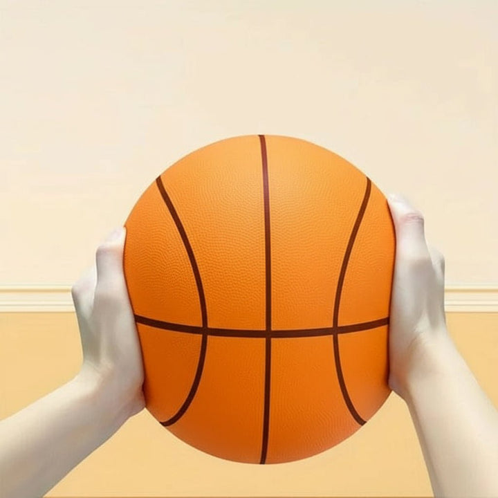 Indoor quiet basketb all for exercise